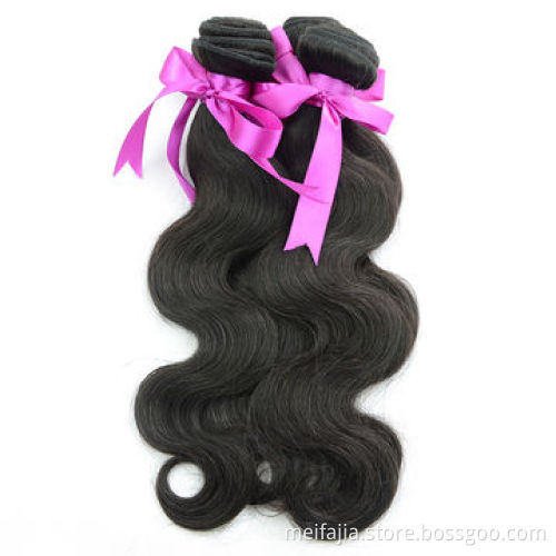 Peruvian Hair Weaves, Natural Color Full Bundles, Various Styles are Accepted/Body Wave Extensions